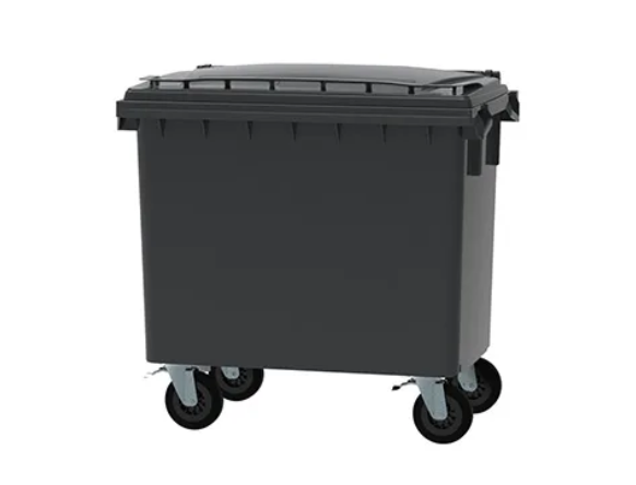 660 liters rullkärl med fyra hjul