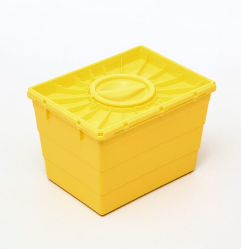 Riskavfallsbox, 25 liter med dubbellock