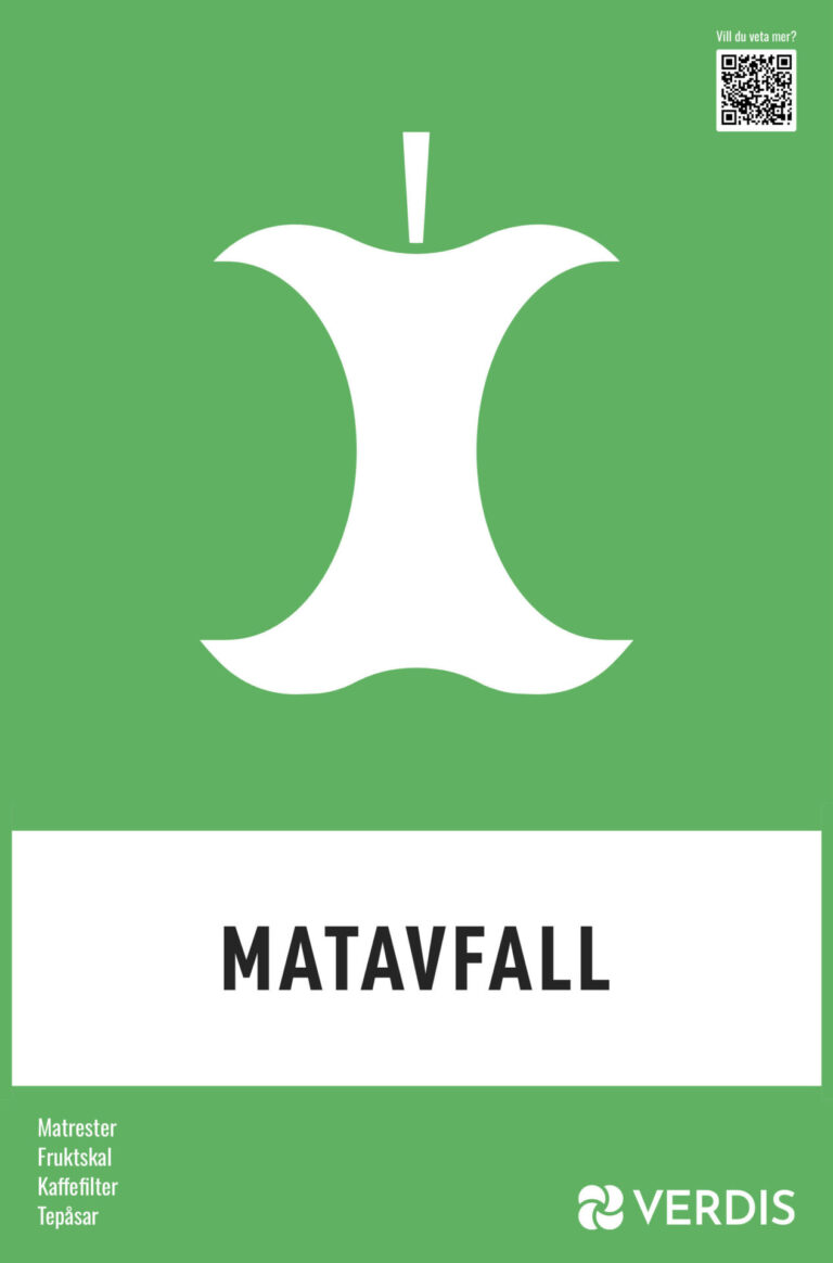 Skylt matavfall