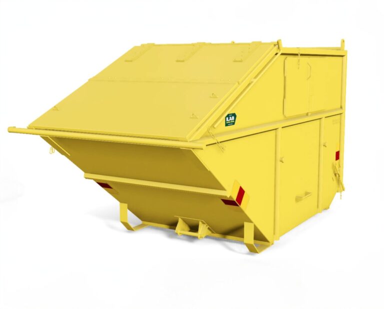 Vippcontainer 10 kbm täckt